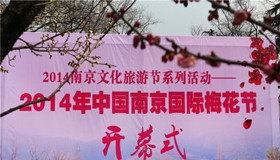 2014年中国南京国际梅花节开幕